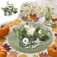 thumbnail image 5 of Wreaths Qwtwty Thanksgiving Halloween Pumpkin Candle Holders Scented Wreath Decorative Ring Decorative Items Table Decorations, 5 of 9