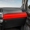 thumbnail image 4 of Car Co-pilot Passenger Decoration Trim Passenger Side Dash Trim For - 4runner 2010-2021, Abs Red, 4 of 5