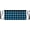 Bright Blue Black Checkered, variant on Server Aprons with 3 Pockets Waitress Waiter Apron Short Waist Garden Apron for Cooking