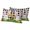 Green, variant on Outdoor Waterproof Pillow Covers Easter Rabbit Egg Decorative Throw Pillow Protectors,Pillowcase Cushion Cases for Patio Sofa Garden Couch,16x16in,Pack of 2