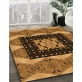 thumbnail image 2 of Ahgly Company Indoor Square Patterned Blood Red Brown Area Rugs, 6' Square, 2 of 6