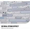thumbnail image 4 of 10 Sheets Adhesive Wall Tiles, Adhesive Backsplash for Kitchen, Self Adhesive Waterproof Tile, 30 x 30 cm, 4 of 4