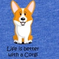 thumbnail image 2 of CafePress - Life Is Better With A Corgi - Cute Infant Baby Football Bodysuit, 2 of 3