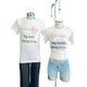 thumbnail image 2 of Playera Duo Parejas 2 Piezas Estampado de Corazones Color Blanco Talla Mediana Marca Emil SaEs, 2 of 4