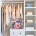 thumbnail image 4 of Yayeee Collapsible Cube Storage Bin with Lid Fabric Closet Decorative Basket with Handles, Art Cat, 4 of 7