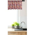 thumbnail image 3 of Ambesonne Flower Valance Pack of 2, Chaotic Floral Spring Bird, 54"X18", Multicolor, 3 of 4