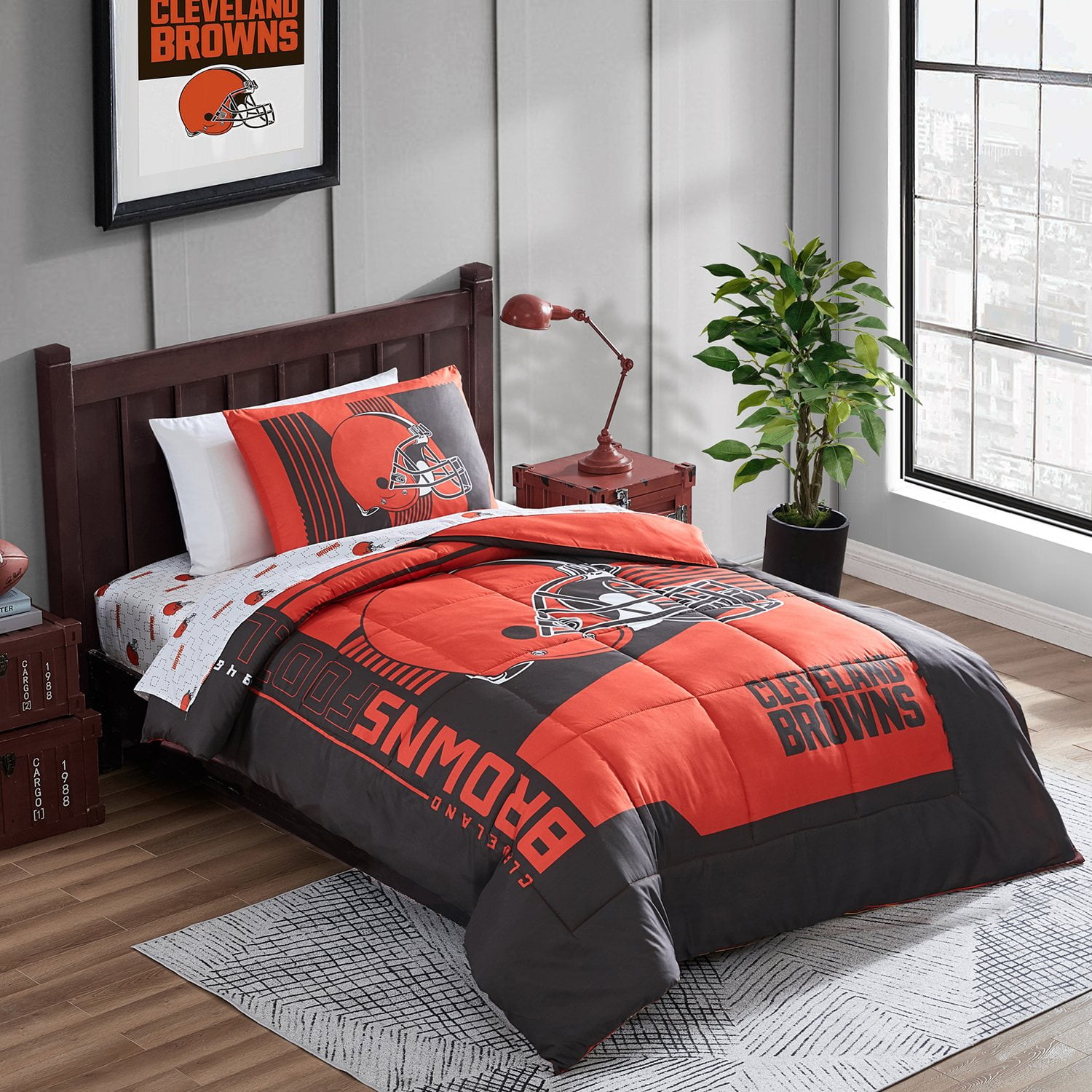 NFL Bed-In-A-Bag Comforter and Sheet Set, Assorted Teams and Sizes ...