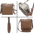 thumbnail image 6 of ASSOTS Smart Leather Crossbody Purse for Women - Premium Triple Zip Crossover Shoulder Bag, Real Leather Crossbody Bag, Travel Accessory, 6 of 6