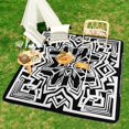 thumbnail image 6 of Bohemian Pattern Picnic Blanket Waterproof Outdoor Beach Blanket Hand-held Pad Suitable for Travel, Camping, Beach, Family Gatherings, 6 of 7