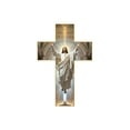 thumbnail image 2 of Vintage Wooden Jesus Christ Wall Cross, Catholic Crucifix Wall Cross, Spiritual Christian Art Gift, 11.81Inch Handcrafted Religious Home Decor for Living Room, Bedroom, or Prayer Space, 2 of 7