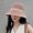 Pink, variant on Wide Brim Anti-UV Cotton Linen Big Visors Breathable Fisherman Cap Fisherman's Hat Beach Cap Sun Hat Bucket Hat BEIGE