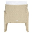 thumbnail image 5 of SAFAVIEH Daire Outdoor Patio Rocking Chair, Beige/White, 5 of 12