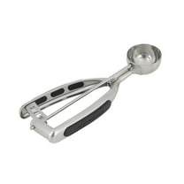 KitchenAid Stainless Steel 1.5 Tbsp Cookie Dough Scoop with Trigger, Black