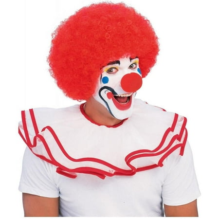 Clown Circus Big Afro Adult Size Costume Wig (Red)
