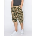thumbnail image 3 of Ring of Fire Men's Belted 9" and 13" Inseam Twill Cargo Shorts Size 30 to 38 Green Camo-13" Size 32, 3 of 8