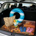 thumbnail image 2 of HUIACONG Sunset Horse Sunflower Car Trunk Mat 29" x 39" Washable Polyester Trunk Liner Scratch Resistant Fits SUVs Sedans Trucks Stain Resistant Auto Interior Decor All Season Trunk, 2 of 7