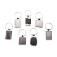 thumbnail image 4 of Langgg Key Tags With Split Ring Insert Picture Frame Zinc Alloy Keyring Geometric Hanging Pendant Base Handmade, 4 of 6