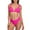 Pink, variant on Bra Feature String, Swimsuit (Women)