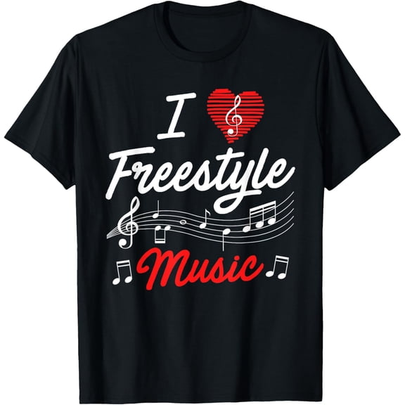 I love freestyle music Funny Creative Graphic T-Shirt
