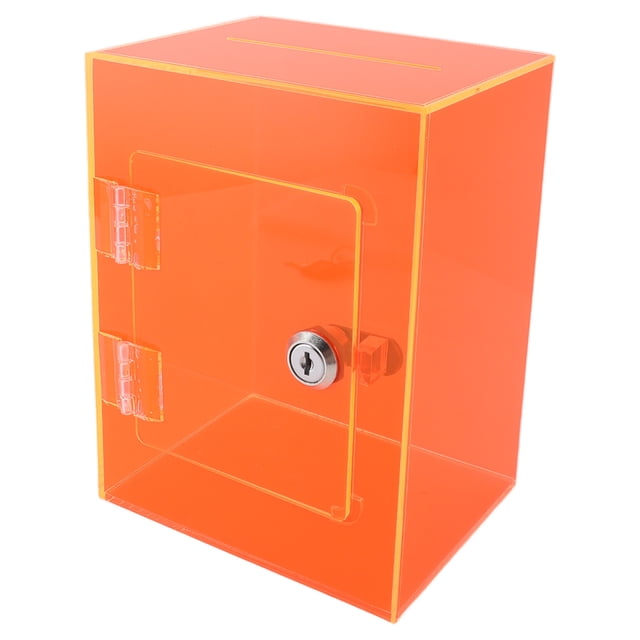 Transparent Acrylic Piggy Bank, Large Capacity, Openable with Key Lock, Ideal for Saving and Bills, Great for All Ages
