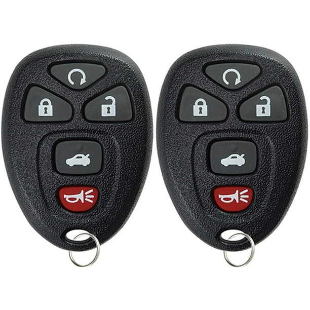 2 PACK KeylessOption Keyless Entry Remote Start Control Car Key Fob