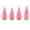 Pink, variant on 4 PCS Mini Christmas Trees, Artificial Christmas Tree Bottle Brush Trees Christmas, Sisal Snow Trees with Wooden Base for Christmas Decor Christmas Party Home Table Craft green 2