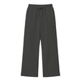 thumbnail image 5 of XFeng Women Wide Leg Sweatpants High Waist Drawstring Casual Pants, 5 of 5
