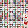 thumbnail image 1 of Bandanas para perros Newwiee, 200 unidades, ajustables, navideñas, 64 x 43 cm, 1 of 6