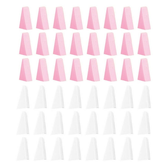 48-Pack Makeup Sponges Precision Small Shaped Beauty For Seamless Liquid Foundation Application Smooth Skin Finish