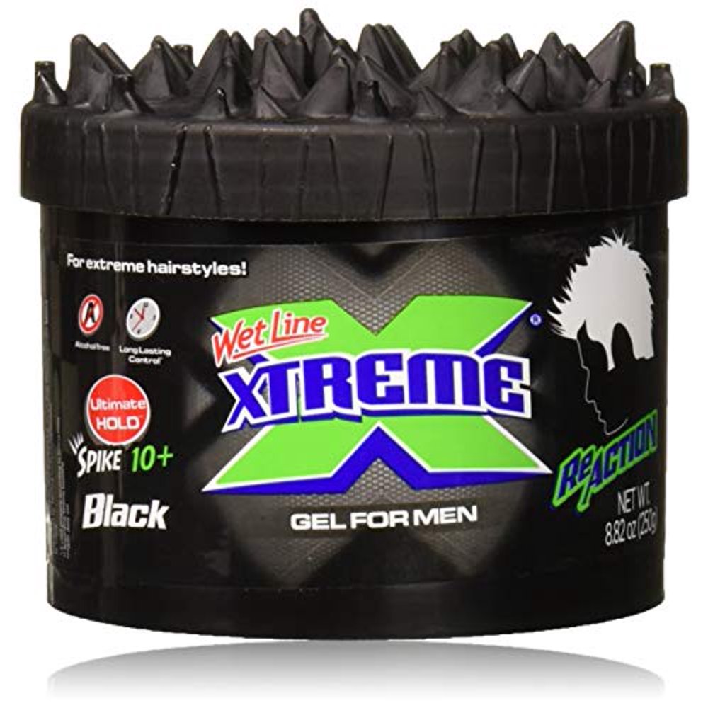 Wet Line Xtreme Reaction Black Ultimate Hold Gel, 8.8 oz
