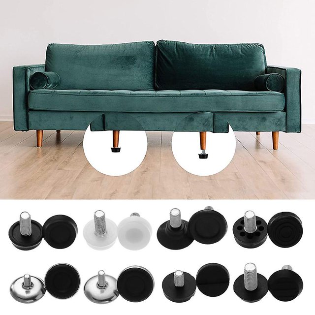 10 Uds pies de nivelación antideslizantes Base antideslizante muebles pies muebles ajustables ShuxiuWang 8390605068621