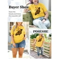 thumbnail image 6 of XCHQRTI Butterfly Graphic Plus T-Shirts Women Graphic Casual Shirt Summer Short Sleeve Tee, 6 of 7