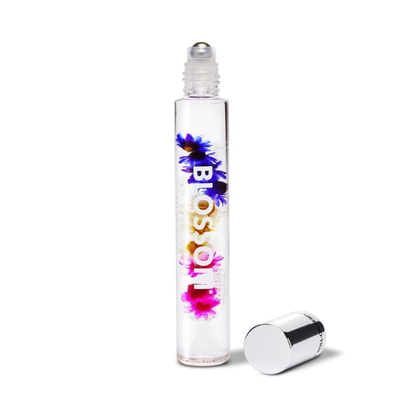 Aceite de perfume Blossom Roll on Rollerball sin alcohol + aceites esenciales infundidos con flores reales Hecho en EE. UU. 0.20 fl. oz./5.9 ml (Jazmín Tulipanes Oibanum Pimienta Rosa) Miel Jazmín