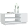 thumbnail image 2 of vidaXL Coffee Table White 102x55x43 cm Engineered Wood, 2 of 4