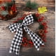thumbnail image 3 of URATOT 2 rollos de cinta de arpillera a cuadros con cable, cinta de Navidad para envolver manualidades, decoración, lazos florales, 3 of 5