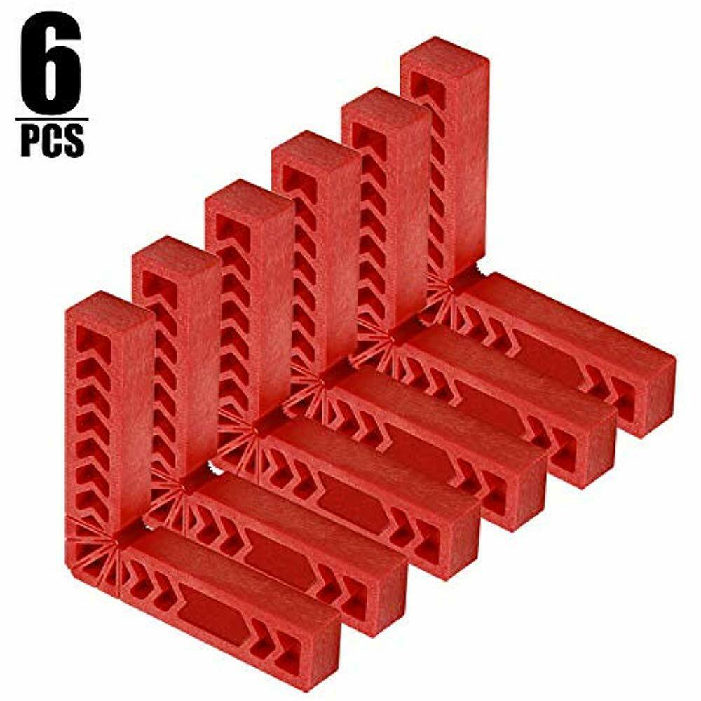 6 PCS Inch 90 Degree Positioning Squares, Right Angle Clamps