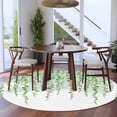 thumbnail image 3 of Round Rug 5Ft Washable Non-Slip, Green Polka Dots Circle Area Rugs for Living Room Bedroom, Vintage Abstract Art Watercolor Indoor Floor Mats Carpet Runner for Home Decor Aesthetic, 3 of 8