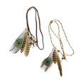 thumbnail image 3 of 2 tocados de plumas, regalos profesionales, elegantes y versátiles tocados de viaje., 3 of 9