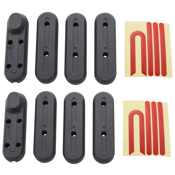 8 Uds para patinete eléctrico inteligente M365, tapa de cubos de rueda, carcasa protectora con pegatinas adhesivas para patín