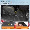 thumbnail image 2 of Powoq Alfombrilla Para Maletero Compatible Con Kia Sorento/Hybrid/Phev 2021-2026 Con Alfombrillas De Respaldo De Repuesto Para Kia Sorento 2021 2022 2023 2024 2025 2026 Accesorios, 2 of 5