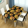 thumbnail image 7 of Dreamtimes Halloween Pumpkin Tablecloth, Waterproof Washable Polyester Square Table Cover, Durable Tablecloth for Kitchen Dining Table Party Decor,54"X 54", 7 of 7