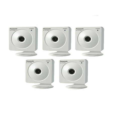 Panasonic BL-VP104WP (5 Pack) HD H.264 Wireless Indoor Security Camera