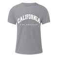 thumbnail image 4 of Krdevn Men's Half Sleeve Oversized T Shirt Letter Print Round Neck Short Sleeve,S, 4 of 4