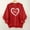 C_Red, variant on Long Sleeve Sweatshirts for Women Crew Neck Fashion Sweatshirts Loose Spring Valentines Graphic Hoodies Couples Tops Fashion