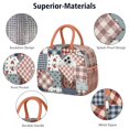 thumbnail image 4 of Womens Pioneer Flower Floral Print Pattern Lunch Box for Work,Insulated Lunch Bag for Women,Loncheras Para Mujer,Leakproof Adult Lunch Bag for Work,Beach,Travel,Picnic,Camping, 4 of 7