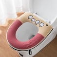 thumbnail image 3 of Asiento de inodoro con asa de elevación de tapa Asiento de inodoro con cremallera lavable y estirable, 3 of 5