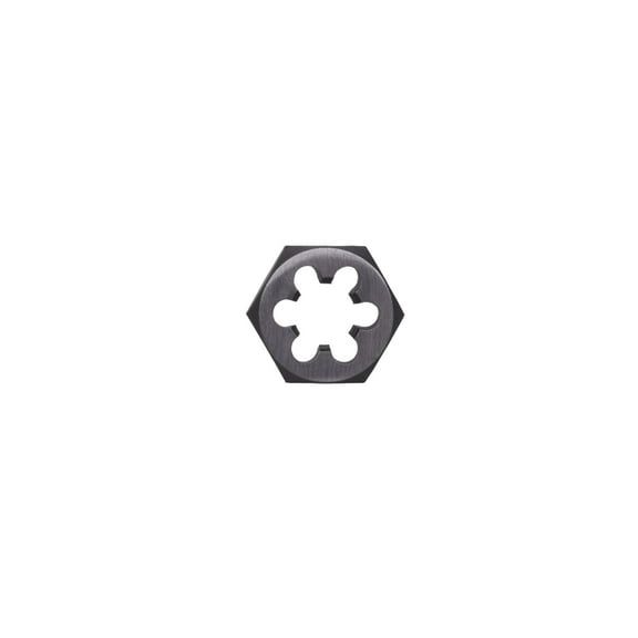 Century Drill & Tool 95626 High Carbon Steel Metric Hexagon Die, 18.0x1.50