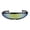 A, variant on Fish Tail Design Cycling Sunglasses for Men Women, Wind Resistant Dirt Proof Mountain Bike Glasses, UV Protection Sports Eyewear for Outdoor Riding, C, One Size