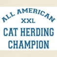 thumbnail image 3 of CafePress - AA Cat Herding Champion Ash Grey T Shirt - Light T-Shirt - CP, 3 of 4