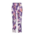 thumbnail image 5 of Lindreshi Capri Pants for Women Clearance Women's Casual Pocket Slim High Elastic Waist Print Sports Cotton And Linen Pants, 5 of 5